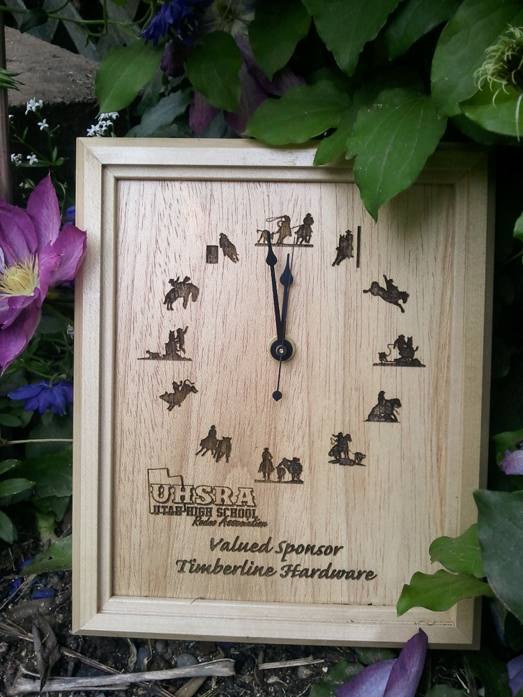 #14 Birch clock