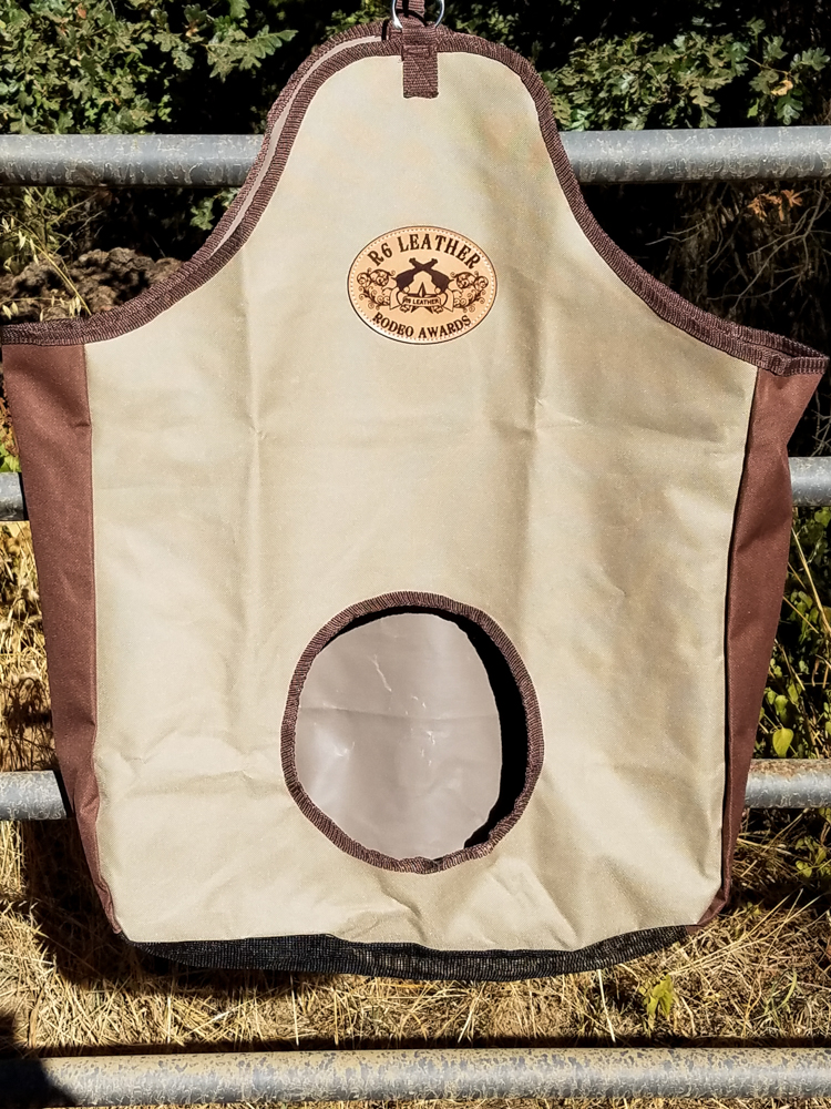 #8 hay bag tan & brown
